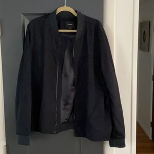 Vince Mens Bomber Jacket XL Navy (Like NEW)